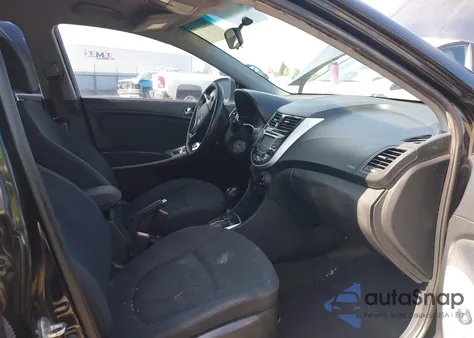 2012 Hyundai Accent Se из США, поврежденный, VIN KMHCU5AEXCU046534